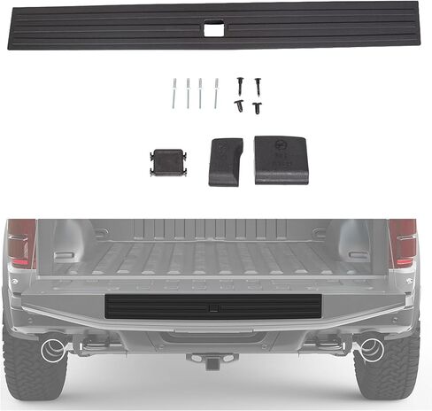 تقليم الباب الخلفي Ecotric Center متوافق مع 2015-2020 Ford F150 F-150 استبدال FL3Z9940602B FO1904135 مرنة CAP FLEX CAP TOP COPROTTOR in Saudi Arabia