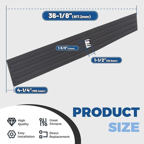 تقليم الباب الخلفي Ecotric Center متوافق مع 2015-2020 Ford F150 F-150 استبدال FL3Z9940602B FO1904135 مرنة CAP FLEX CAP TOP COPROTTOR in Saudi Arabia