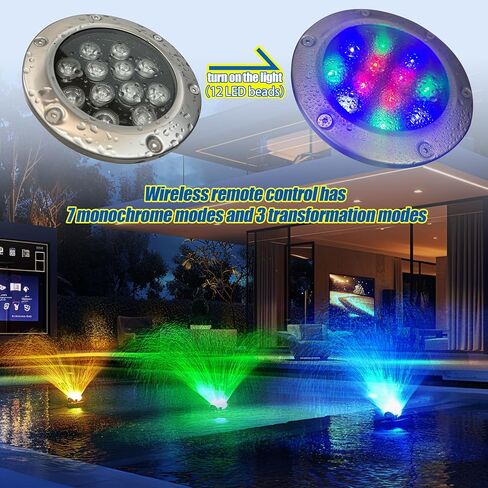 Pond Fountain Aerator, 1HP 110V 15000 GPH Fountain Pump,Stainless Steel body, 15A/110V 100FT power cord, Multifunctional time controller，Aerator Pump for Ponds & Lakes in Kuwait