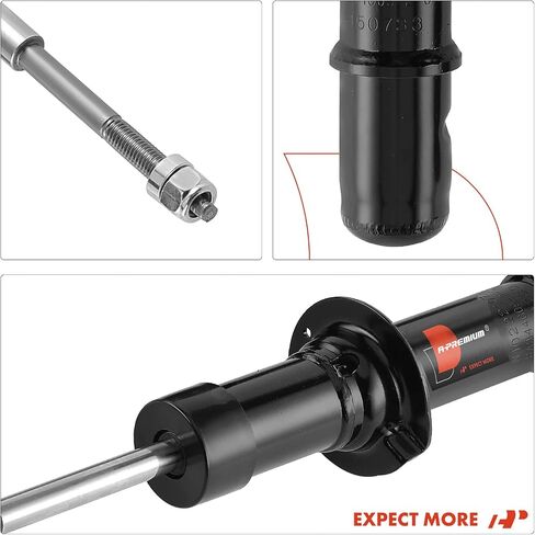 A-Premium Front Shock Absorber Strut Assembly Compatible with Chrysler Sebring 1996-2002, Cirrus 1995-2000 & Dodge Stratus 1995-2002 & Plymouth Breeze 1996-2000, 2-PC Set in Saudi Arabia