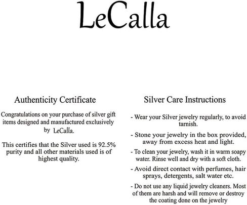 Lecalla 925 Sterling Silver مجموعة من 3 أزواج انقر فوق 3 ألوان أقراط للنساء in Kuwait