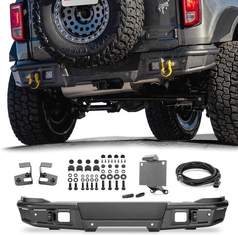 المصد الخلفي Carnivore - Fits Ford Bronco 2021-2023 - Ford Bronco Bumper Ford Bronco Parts Bronco Modular Pumper Bumper Bumper Bumper Bumper 2022 Ford Bronco - in Kuwait