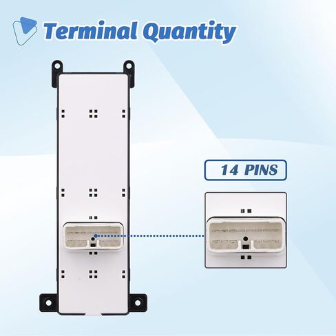 Power Main Window Switch Control Control متوافق مع 2009 2010 Hyundai Sonata Door Lock Controller Front Left Driver Side President OEM 93570-3K600 935703K600 641-51097L in Saudi Arabia