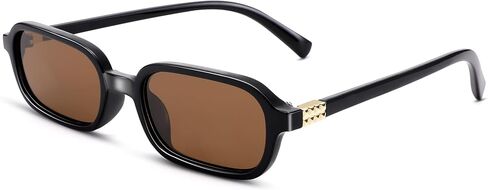 Retro Rectangle Sunglasses for Women - 90s Vintage Trendy Sun Glasses - UV400 Protection Sunnies in Kuwait