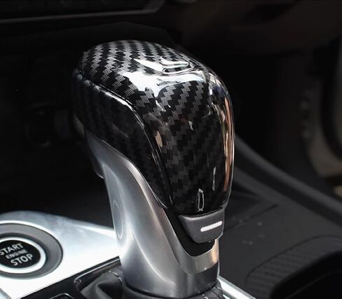 Car Accessories Fit for Nissan Altima 2019 2020 2021 2022 2023 2024 2025 Interior Gear Shift Knob Decoration Cover Trim Sticker (Carbon Fiber Style) 3PCS ABS in Saudi Arabia