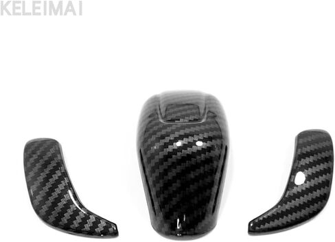 Car Accessories Fit for Nissan Altima 2019 2020 2021 2022 2023 2024 2025 Interior Gear Shift Knob Decoration Cover Trim Sticker (Carbon Fiber Style) 3PCS ABS in Saudi Arabia