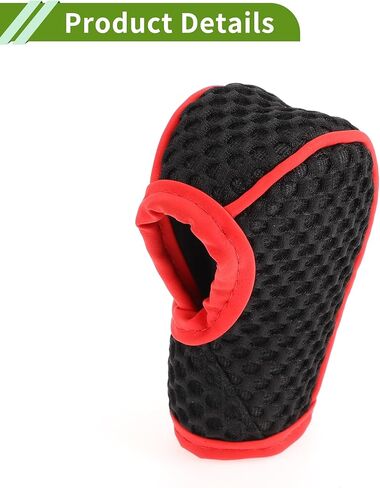 Universal Gear Shift Knob Cover Stick Shifting Handle Protector Automotive Fabric 1PcS Anti-Slip Black in Saudi Arabia