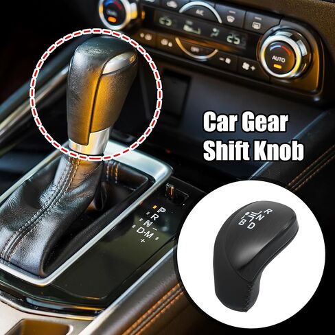 Acropix Car Gear Shift Knob Gear Lever Shifter Head Head Head Head Bright Black for Toyota Prius 2010-2015 - Pack of 1 in Saudi Arabia