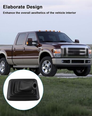 Manual Transmission Shifter Boot Fit for Ford F-250 F-350 F-450 F-550 Super Duty Super Duty 1999-2007, Manual Gear Shift Lever Rubber Knob Boot Replace F81Z7277BB F81Z-7277-BB 6-Speed in Saudi Arabia