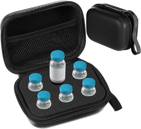 6 Slots Insulin Peptide Fridge Carrying Case Vial Holder Storage Protector Bag, Fits Standard 10ml Vials, Insulin Cooler Travel Kits Case Organizer Diabetes Protector(Pink) in Saudi Arabia