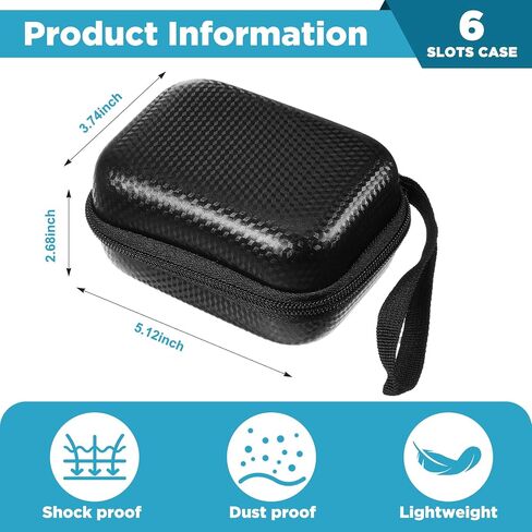 6 Slots Insulin Peptide Fridge Carrying Case Vial Holder Storage Protector Bag, Fits Standard 10ml Vials, Insulin Cooler Travel Kits Case Organizer Diabetes Protector(Pink) in Saudi Arabia