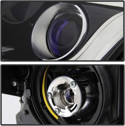 ACANII - For [Halogen Model w/o Leveling] 2013-2018 Cadillac ATS Projector Headlights Headlamps Assembly Left+Right Pair in Kuwait