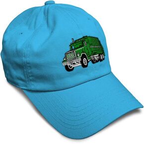 Speedy Pros Soft Baseball Cap Garbage Truck Green Embroidery Trucks Funny Twill Cotton Dad Hats for Men & Women in Kuwait