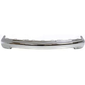 Evan Fischer Bumper for Chevrolet S10 1998-2004 Front Chrome Steel w/o Molding Holes w/o license plate provision Except LS Appearance Package Replaces # 15094047 GM1002369 in Saudi Arabia