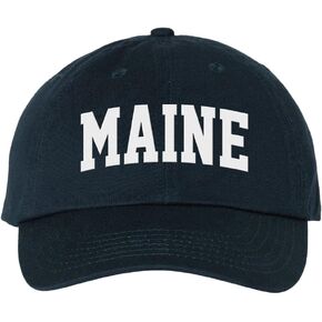 Block Maine Embroidered Baseball Cap Adjustable Cotton Dad Hat in Saudi Arabia