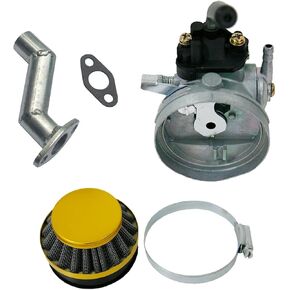 2 مجموعة مرشح الهواء المكربن السكتة الدماغية لـ 49cc 50cc 60cc 66cc 70cc 80cc 2 دراجة دراجة ندوة محرك ، ودراجة جيب صغيرة ، وربعة مروحية صفراء in Kuwait