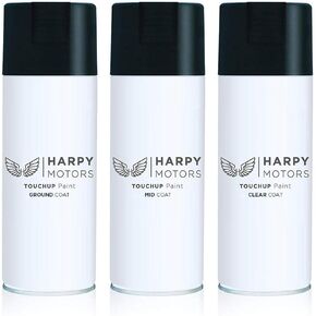 Harpy Motors 12oz Aerosol Automotive Tri Coat Paint Kit Compatible with 1987-1990 Toyota Supra 042 White Pearl MICA -Color Match Guaranteed in Saudi Arabia