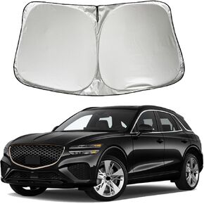 Car Windshield Sun Shade Sunshade Compatible with Genesis GV70 2026 2025 2024 2023 2022 GV60 2023-2025 2026 SUV Accessories, Foldable Car Front Window Sun Shield Visor in Saudi Arabia