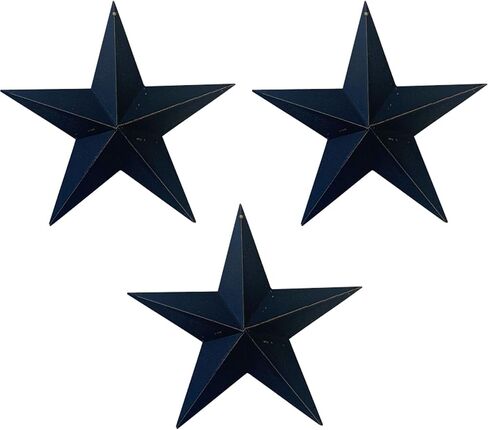 Rustic Americana Metal 3D Barn Star Decor و Patriotic Wall Decor Vintage Wall Star Country Primitive Home Decor in Kuwait