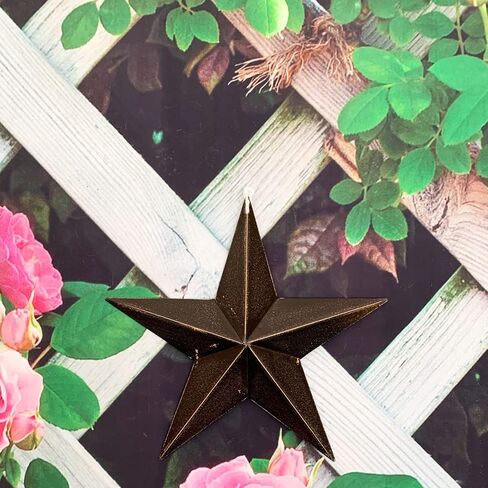 Rustic Americana Metal 3D Barn Star Decor و Patriotic Wall Decor Vintage Wall Star Country Primitive Home Decor in Kuwait