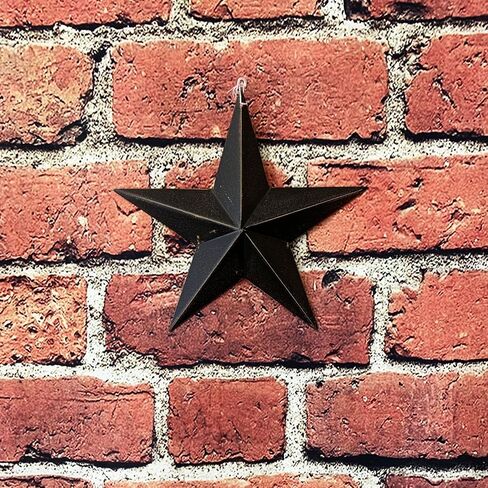 Rustic Americana Metal 3D Barn Star Decor و Patriotic Wall Decor Vintage Wall Star Country Primitive Home Decor in Kuwait