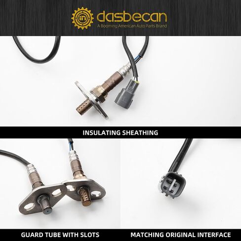 Dasbecan 2Pcs Oxygen O2 Sensor Upstream and Downstream Compatible with Toyota Tacoma 2000-2004 2.4L 2.7L 3.4L Replaces 234-9001 234-4189 in Saudi Arabia