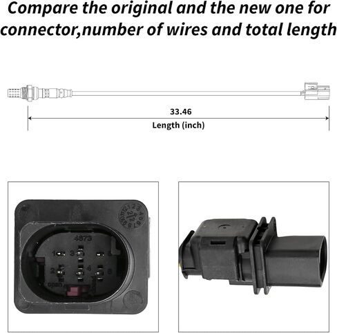234-5138 Oxygen Sensor Upstream Compatible with 128i 135i 323i 325i 328i 330i 335i 525i 528i 530i 550i 650i X3 X5 Z4 in Saudi Arabia