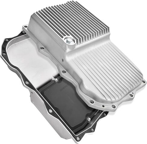228053000 Aluminum Transmission Oil Pan w/Filter Compatible with Dodge Challenger Charger 2015-2022 5.7L 6.4L V8 Gas or Ram 1500 2013-2022 5.7L 3.0L 8HP70/8HP75 with Gasket 8-Speed Transmission in Saudi Arabia