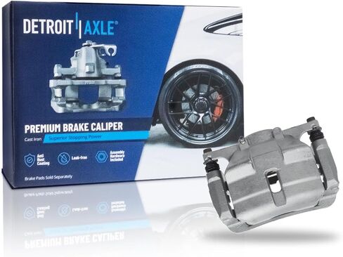 Detroit Axle - Front Passenger Side Disc Brake Caliper w/Bracket Replacement for 2014-2020 Nissan Rogue, 2017-2022 Rogue Sport in Saudi Arabia