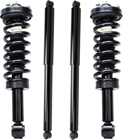 Detroit Axle-STRUTS STRUTS 4WD لعام 2009-2013 FORD F-150 COMPLEY 2 Struts مع SPRING SPRING 2 RACK SCORBERS 2010 2011 2012 Ready Strutbly Assembly in Saudi Arabia