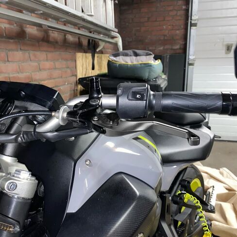 Motorcycle Short Brake Clutch Levers Compatible with Suzuki Vstrom 800 DL800 DE 2023 2024 | Front Shorter Adjustable Levers Handles V-Strom 800 DL 800 800de V Strom Accessories (Black) in Saudi Arabia