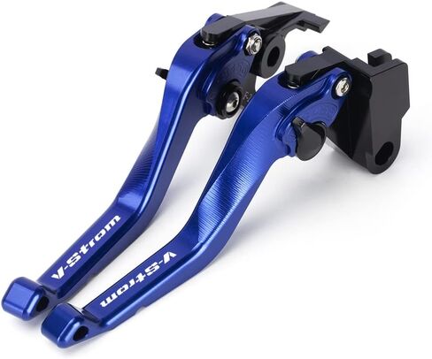 Motorcycle Short Brake Clutch Levers Compatible with Suzuki Vstrom 800 DL800 DE 2023 2024 | Front Shorter Adjustable Levers Handles V-Strom 800 DL 800 800de V Strom Accessories (Black) in Saudi Arabia