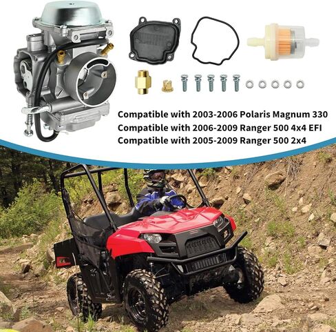 استبدال المكربن لـ Polaris Sportsman 400 450 500 600 700 ، استبدال الكربوهيدرات لـ Polaris Magnum 325 350 425 500 Xplorer 500 Ranger 400 425 500 (Carburet مع مضخة الوقود) in Saudi Arabia