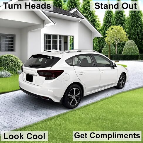 BOGAR TECH DESIGNS Rear Taillight Tail Light Tint Kit PPF Compatible with Subaru Impreza Hatchback 2017-2023, Dark Smoke in Kuwait