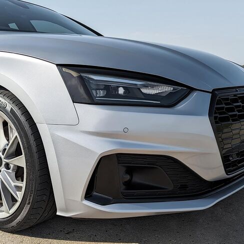 Slickmod Precut Vinyl Smoke Lint لعام 2020-2024 Audi A5 S5 RS5 (35 ٪ دخان خفيف ، 1. المصباح الأمامي) in Kuwait