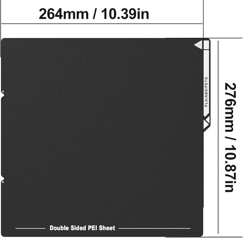 Kobra 3 Spring Steel Magnetic PEI Platform Dual Side Textured Flexible Build Plate Flex Building Sheet for Anycubic Kobra 3, Kobra 3 Combo 3D Printer in Kuwait
