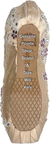 Ballet Decor Decorative Ballet Shoe Pointe-Shoes Toe-Shoes Ballerina Nutcracker Ornament, First Toe-Shoes Handmade Present for Girls Christmas Decoration Ornamental Shoes Gift for Dancer in Kuwait