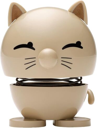 Hoptimist Cat Danish Danish Decor Decor Ornament infus relegance and whimsy ، مضيفًا لمسة من المرحة - Cat Latte Small ، 2.99 × 3.98 × 2.6 بوصة in Kuwait