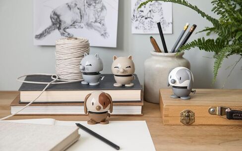 Hoptimist Cat Danish Danish Decor Decor Ornament infus relegance and whimsy ، مضيفًا لمسة من المرحة - Cat Latte Small ، 2.99 × 3.98 × 2.6 بوصة in Kuwait
