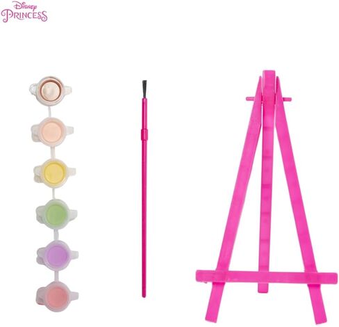 Innovative Designs Gabby’s Dollhouse Canvas Paint Set for Kids with 3 Canvases, Acrylic Paint, Paintbrush, & Easel in Kuwait