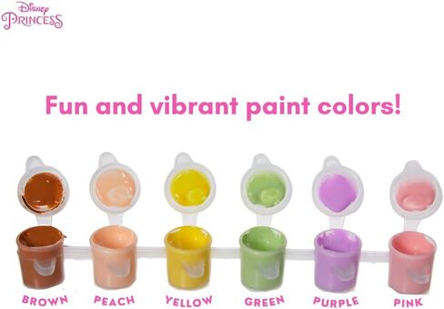Innovative Designs Gabby’s Dollhouse Canvas Paint Set for Kids with 3 Canvases, Acrylic Paint, Paintbrush, & Easel in Kuwait