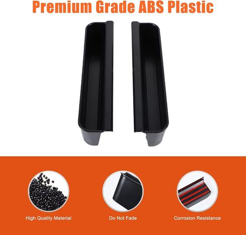 for Hummer EV Accessories Cab Center Console Organizer New Gear Shifter Storage Box Compatible with 2022-2024-2025 Hummer EV SUV Truck Pickup Gear Shift Console Side Tray 2PCS (Black) in Kuwait