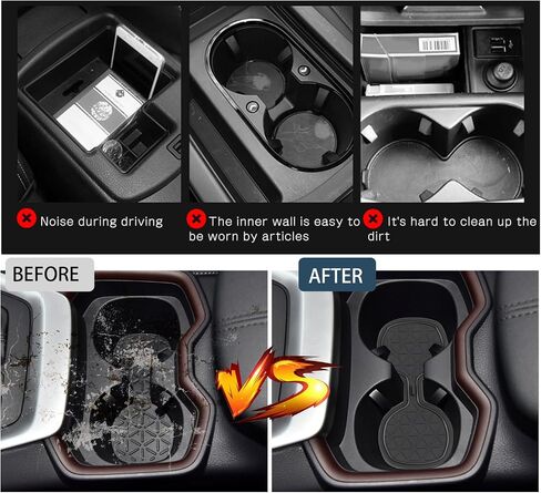 2019-2025 RAV4 Door Slot Mats for Toyota RAV4 2025 Accessories Center Console Liner Mats Compatible with 2019 2020 2021 2022 2023 2024 2025 Toyota RAV4 Hybrid/LE/XLE/Limited/XLE Premium(12PCS/Sets) in Saudi Arabia