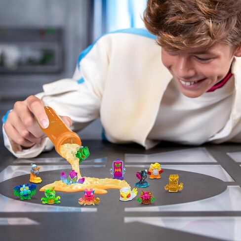 MrBeast Lab Swarms Series 2, Atomic Series Lab 5 Pack, Experiment by Adding Water, Shaking The Test Tube and Reveal 2 of The 5, 1 Inch / 2.5 cm MrBeast Themed Swarms Collectible Micro Beasts in Saudi Arabia
