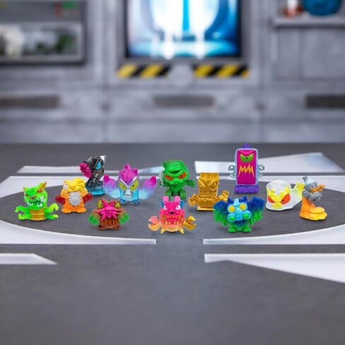 MrBeast Lab Swarms Series 2, Atomic Series Lab 5 Pack, Experiment by Adding Water, Shaking The Test Tube and Reveal 2 of The 5, 1 Inch / 2.5 cm MrBeast Themed Swarms Collectible Micro Beasts in Saudi Arabia