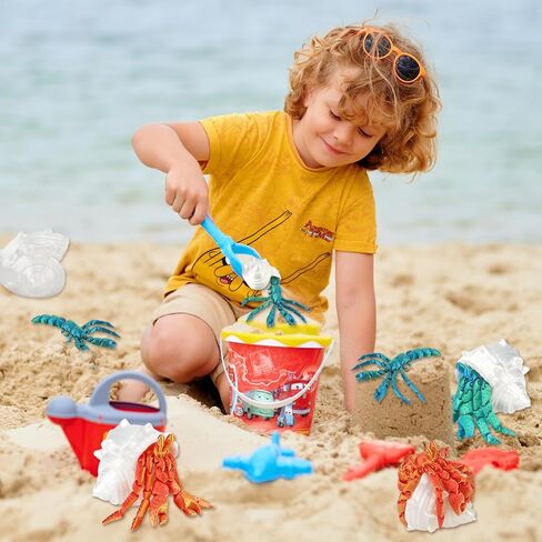 3D Printed Hermit Crab, Full Articulated Flexible Hermit Crab, Realistic Sea Creature, Relief Anxiety, 3D Printed Animals, Home and Office Decorate, Ocean Lovers(Green) in Saudi Arabia