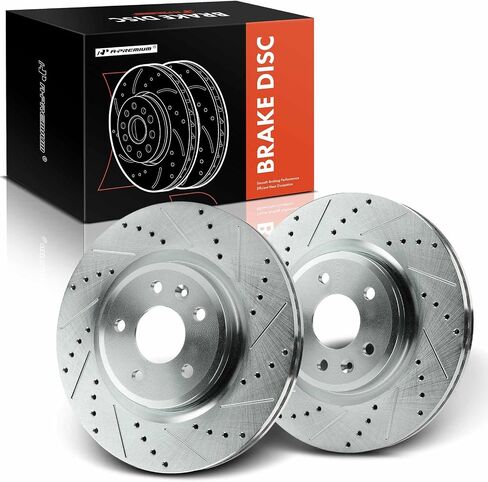 A-Premium 12.80 inch (325mm) Front Vented Disc Brake Rotors Compatible with Select Ford & Lincoln Models - Explorer 2011-2019, Taurus 2010-2019, Flex 2009-2019, MKS 2009-2012, MKT 2010-2019, 2-PC Set in Saudi Arabia