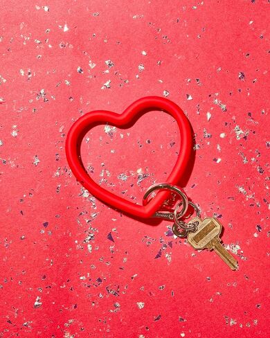 Silicone Heart Keychain – Heart Wristlet for Women, Mother’s Day Gift, Teacher Appreciation Gift, Cute Key Ring in Kuwait