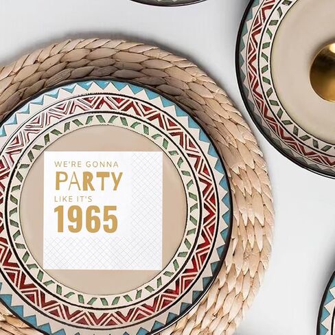 Sharkbliss Funny 80th Cocktail Cocktail Napkins ، 100 Pack Gold We GoNt Barty Like 1945 Factiped Paper Beverage Cocktail Napkins for Women لها عيد ميلادها الثمانين ، 2 صفيحة ، 5x5 "(1945 الذهب) in Saudi Arabia