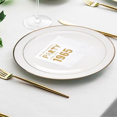 Sharkbliss Funny 80th Cocktail Cocktail Napkins ، 100 Pack Gold We GoNt Barty Like 1945 Factiped Paper Beverage Cocktail Napkins for Women لها عيد ميلادها الثمانين ، 2 صفيحة ، 5x5 "(1945 الذهب) in Saudi Arabia